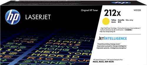 HP W2122X Amarillo Cartucho de Toner Original - 212X - Prinkweb