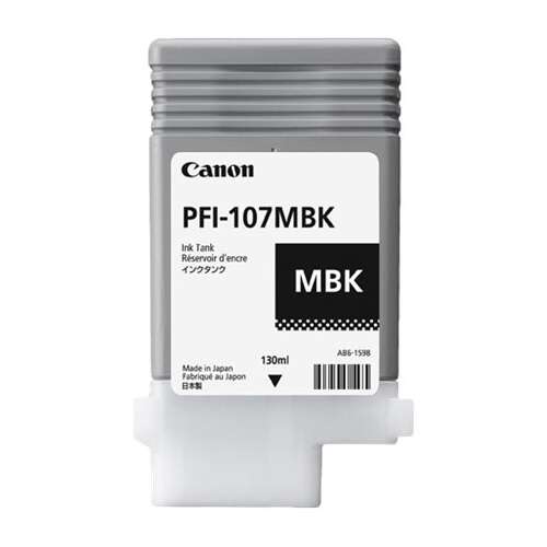Canon PFI107 Negro Mate Cartucho de Tinta Original - PFI107MBK/6704B001 - Prinkweb