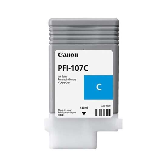 Canon PFI107 Cyan Cartucho de Tinta Original - PFI107C/6706B001 - Prinkweb
