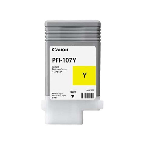 Canon PFI107 Yellow Original Ink Cartridge - PFI107Y/6708B001