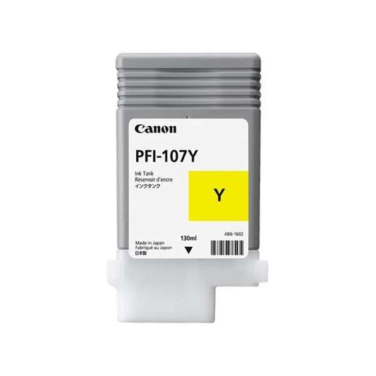 Canon PFI107 Amarillo Cartucho de Tinta Original - PFI107Y/6708B001 - Prinkweb