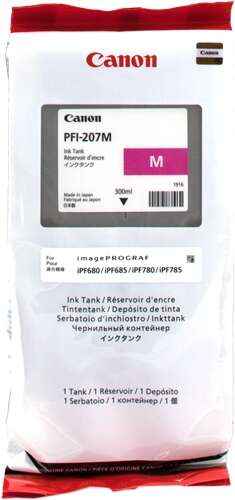 Canon PFI207 Magenta Cartucho de Tinta Original - PFI207M/8791B001 - Prinkweb