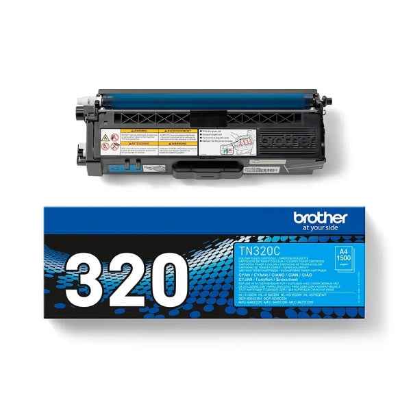Brother TN320 Cyan Cartucho de Toner Original - TN320C - Prinkweb