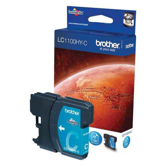 Brother LC1100XL Cyan Cartucho de Tinta Original - LC1100HYC - Prinkweb