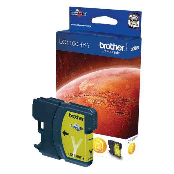 Brother LC1100XL Amarillo Cartucho de Tinta Original - LC1100HYY - Prinkweb