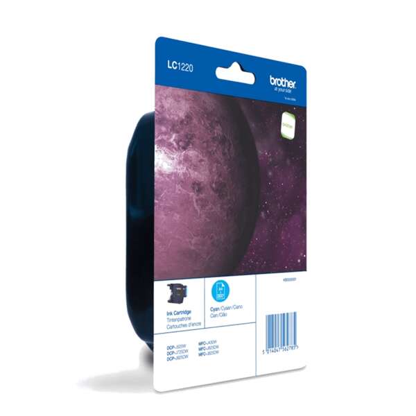 Brother LC1220 Cyan Cartucho de Tinta Original - LC1220CBP - Prinkweb
