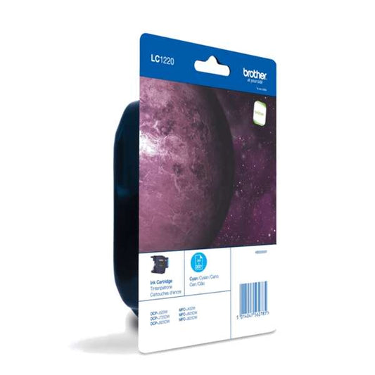 Brother LC1220 Cyan Cartucho de Tinta Original - LC1220CBP - Prinkweb