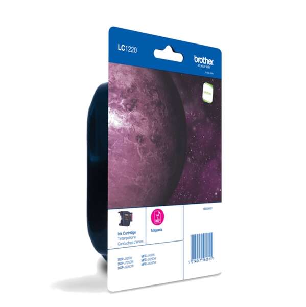 Brother LC1220 Magenta Cartucho de Tinta Original - LC1220MBP - Prinkweb