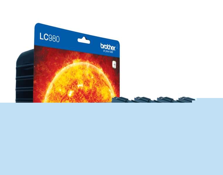 Brother LC980 Pack de 4 Cartuchos de Tinta Originales - LC980VALBP - Prinkweb