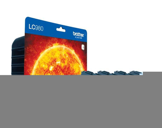 Brother LC980 Pack de 4 Cartuchos de Tinta Originales - LC980VALBP - Prinkweb