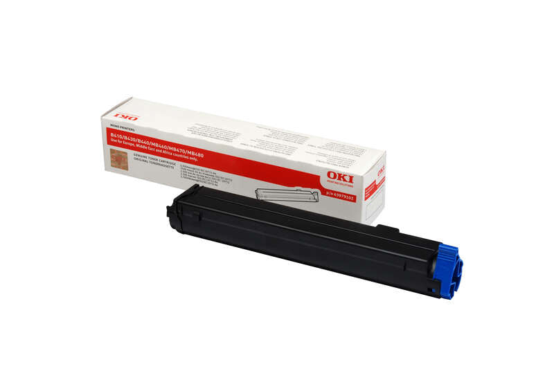 OKI B410/B420/B430/B440/MB460/MB470/MB480 Negro Cartucho de Toner Original - 43979102 - Prinkweb