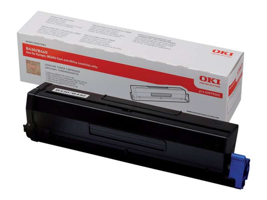 OKI B430/B440/MB460/MB470/MB480 Negro Cartucho de Toner Original - 43979202 - Prinkweb