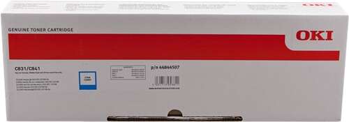 OKI C831/C841 Cyan Cartucho de Toner Original - 44844507 - Prinkweb