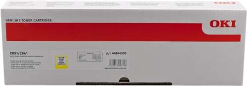OKI C831/C841 Amarillo Cartucho de Toner Original - 44844505 - Prinkweb