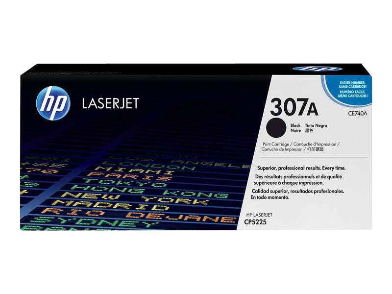 HP CE740A Negro Cartucho de Toner Original - 307A - Prinkweb