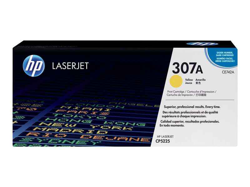 HP CE742A Amarillo Cartucho de Toner Original - 307A - Prinkweb