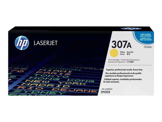 HP CE742A Amarillo Cartucho de Toner Original - 307A - Prinkweb