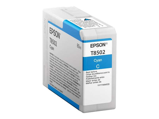 Epson T8502 Cyan Cartucho de Tinta Original - C13T850200 - Prinkweb