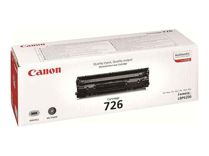 Canon 726 Negro Cartucho de Toner Original - 3483B002 - Prinkweb