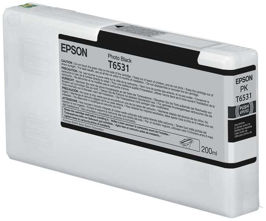 Epson T6531 Negro Photo Cartucho de Tinta Original - C13T653100 - Prinkweb