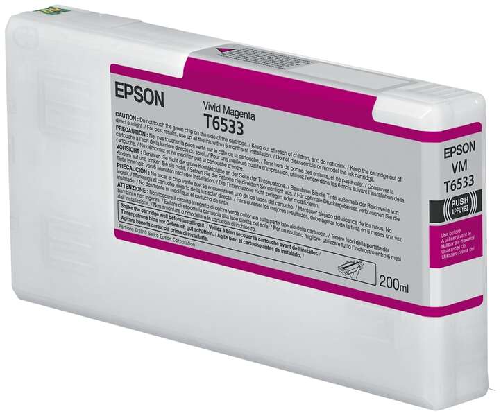 Epson T6533 Magenta Cartucho de Tinta Original - C13T653300 - Prinkweb