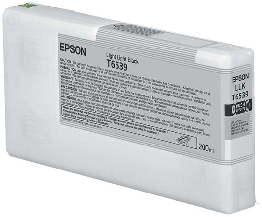 Epson T6539 Negro Light Light Cartucho de Tinta Original - C13T653900 - Prinkweb