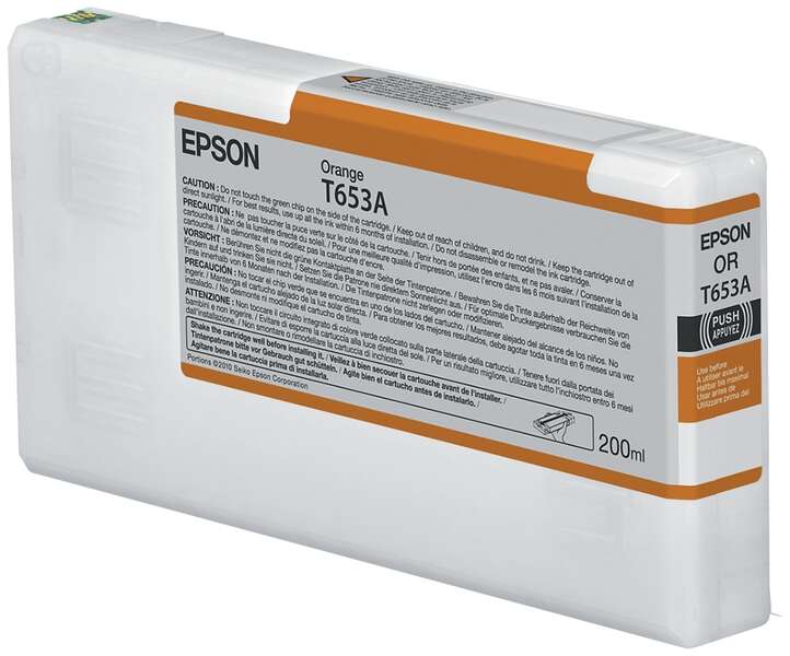 Epson T653A Naranja Cartucho de Tinta Original - C13T653A00 - Prinkweb