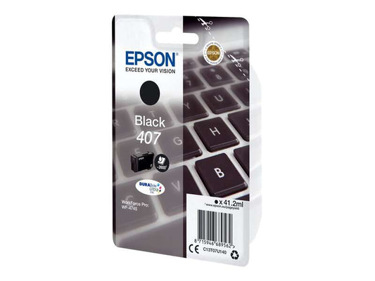 Epson 407 Negro Cartucho de Tinta Original - C13T07U140 - Prinkweb
