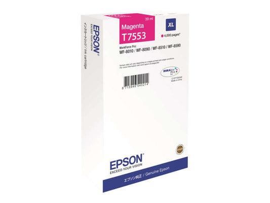 Epson T7553 Magenta Cartucho de Tinta Original - C13T755340/C13T75534N - Prinkweb