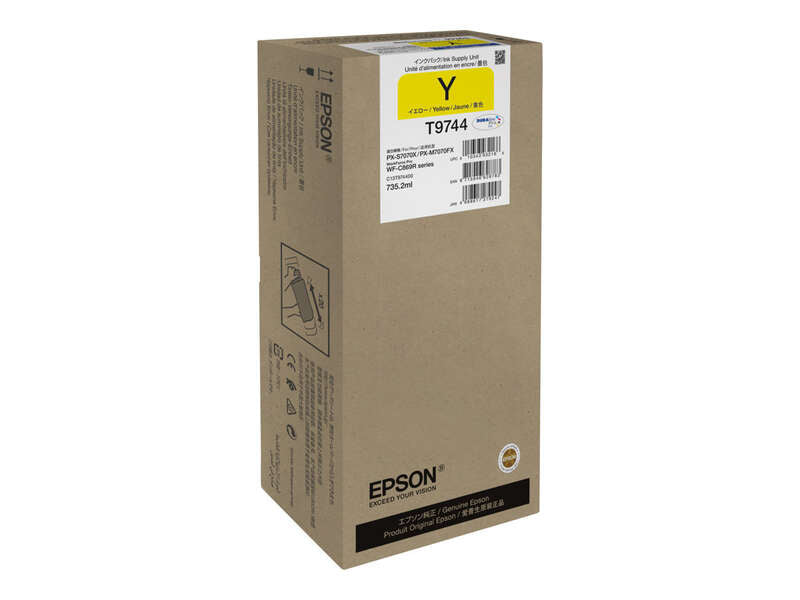 Epson T9744 Amarillo Cartucho de Tinta Original - C13T974400 - Prinkweb