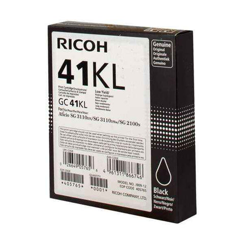 Ricoh GC41KL Negre Cartutx de Gel Original - 405765