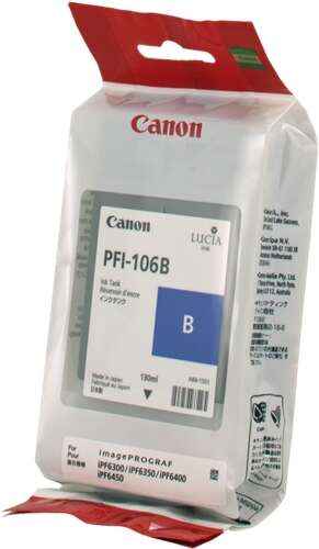Canon PFI106 Azul Cartucho de Tinta Original - PFI106B/6629B001 - Prinkweb