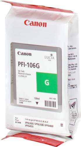 Canon PFI106 Verde Cartucho de Tinta Original - PFI106G/6628B001 - Prinkweb