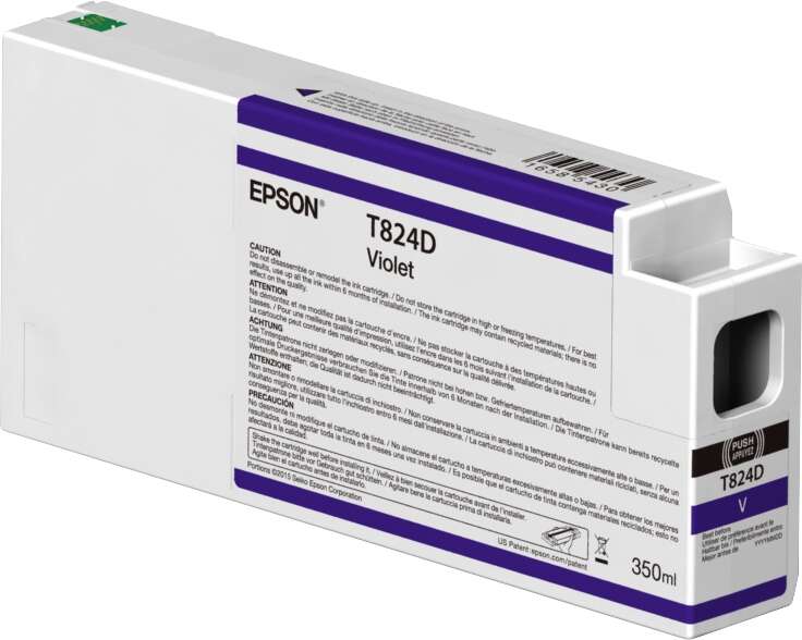 Epson T824D Violeta Cartucho de Tinta Original - C13T824D00 - Prinkweb