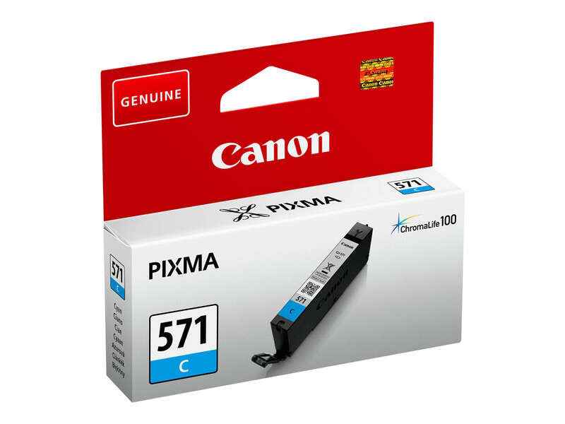 Canon CLI571 Cyan Cartucho de Tinta Original - 0386C001 - Prinkweb