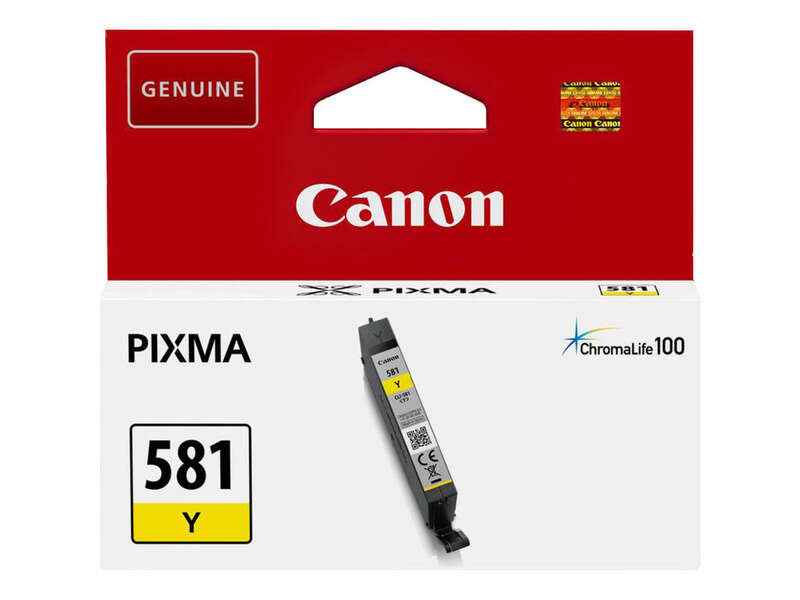 Canon CLI581 Amarillo Cartucho de Tinta Original - 2105C001 - Prinkweb