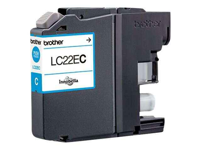 Brother LC22E Cyan Cartucho de Tinta Original - LC22EC - Prinkweb