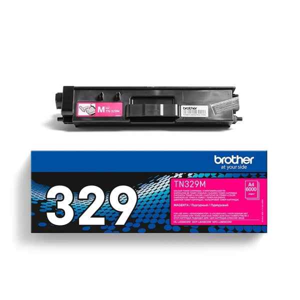 Brother TN329 Magenta Cartucho de Toner Original - TN329M - Prinkweb