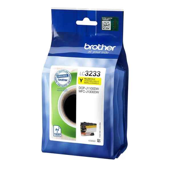 Brother LC3233 Amarillo Cartucho de Tinta Original - LC3233Y - Prinkweb