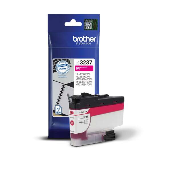 Brother LC3237 Magenta Cartucho de Tinta Original - LC3237M - Prinkweb