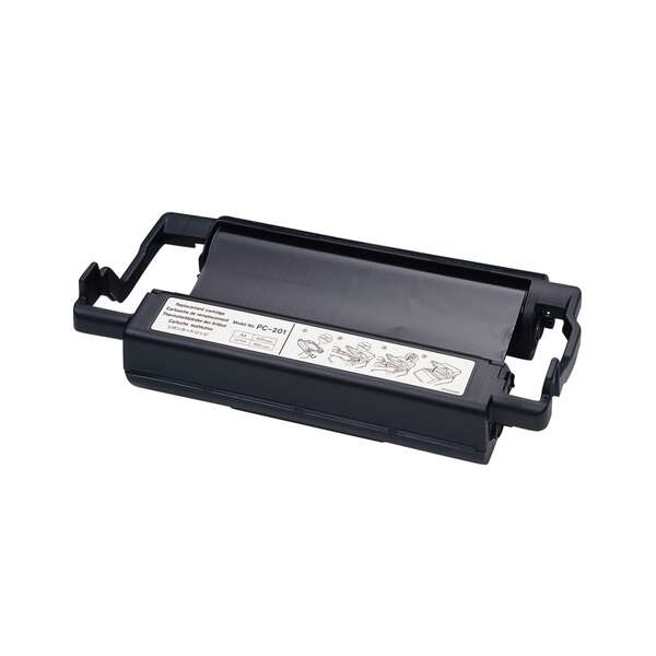 Brother PC201 Cartucho y Rollo de Transferencia Termica Original - 1 Rollo - Prinkweb
