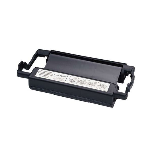 Brother PC201 Cartucho y Rollo de Transferencia Termica Original - 1 Rollo - Prinkweb