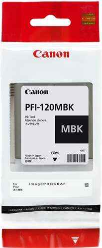 Canon PFI120 Negro Mate Cartucho de Tinta Original - 2884C001 - Prinkweb