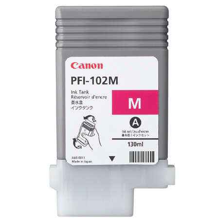 Canon PFI102 Magenta Cartucho de Tinta Original - 0897B001 - Prinkweb