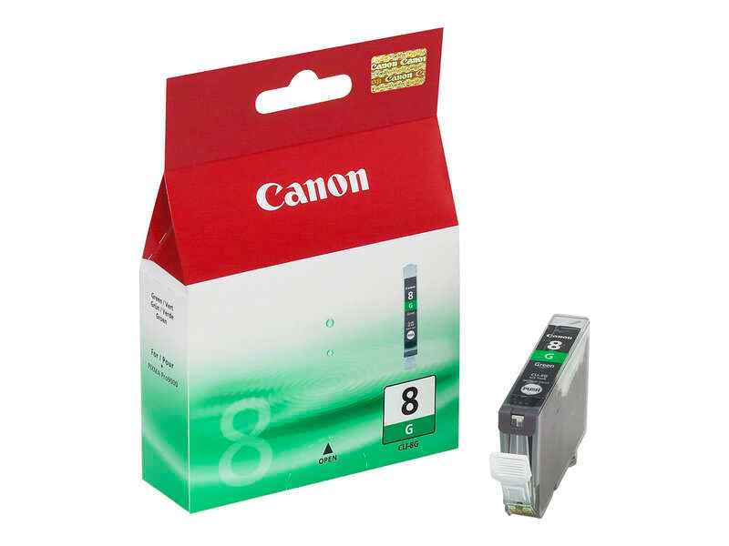 Canon CLI8 Verde Cartucho de Tinta Original - 0627B001 - Prinkweb