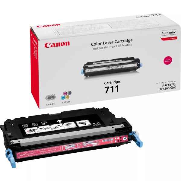 Canon 711 Magenta Cartucho de Toner Original - 1658B002 - Prinkweb