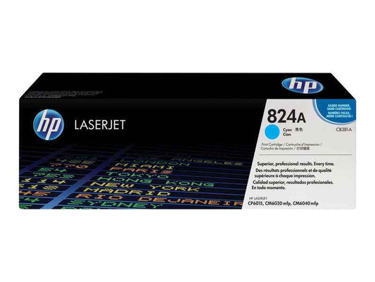 HP CB381A Cyan Cartucho de Toner Original - 824A - Prinkweb