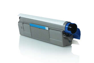 Tóner compatible OKI C610 Cian