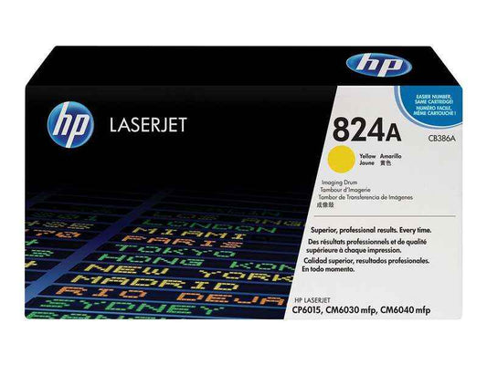 HP CB386A Amarillo Tambor de Imagen Original - 824A (Drum) - Prinkweb