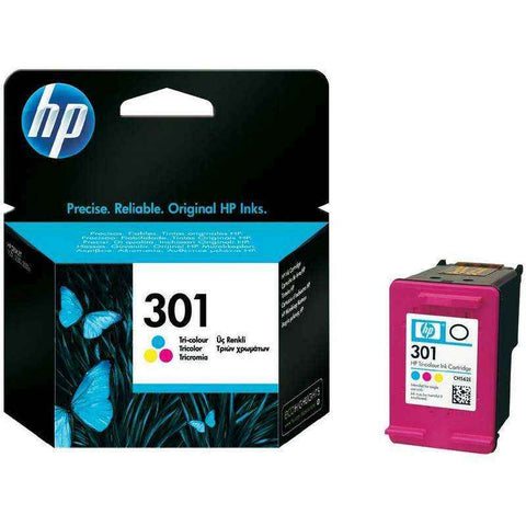 HP 301 Koloretako Jatorrizko Tinta-kartutxoa - CH562EE